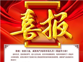 喜報：收獲三連，威勝電氣電網市場九月一周連中3標！