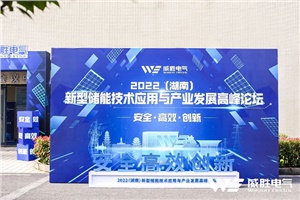 “2022（湖南）新型儲能技術應用與產業發展高峰論壇”圓滿召開