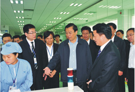 全國人大常委會委員長、時任國務院副總理張德江同志視察威勝